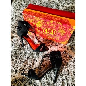 Dainty Suede Strap High Heels